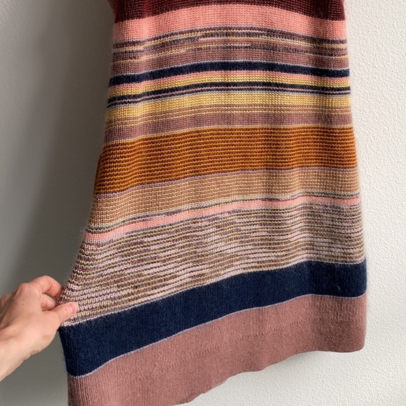 Missoni Sleeveless Striped Dusty Pink Wool Cardigan - Picture 8 of 14